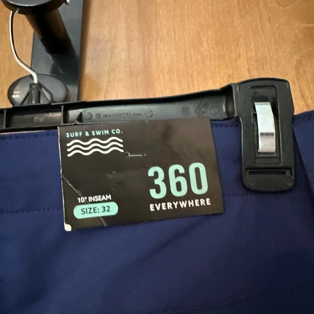 Surf and Swim Co. 360 Everywhere stretch Jacquard moody blue shorts